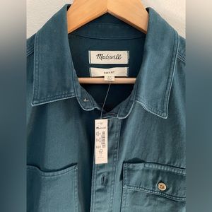 Madewell Mens workshirt dark teal
